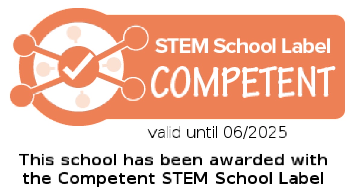 Okulumuz 2025 yılına kadar geçerliliği olan STEM School Label etiketi almıştır